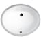 Anzzi Lanmia 19.5" Ceramic Undermount Sink Basin in White LS-AZ102 - alternate 1